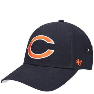 Chicago Bears Hat / Chicago Bears '47 Youth Basic MVP Adjustable Hat - Navy